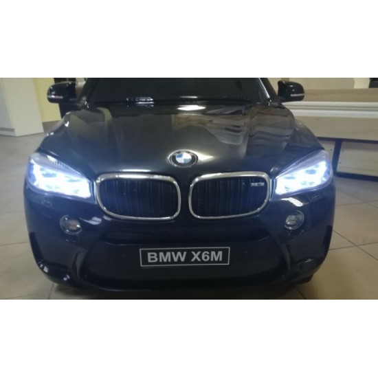 Ühekohaline laste elektriauto BMW X6M, must