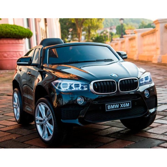 Ühekohaline laste elektriauto BMW X6M, must