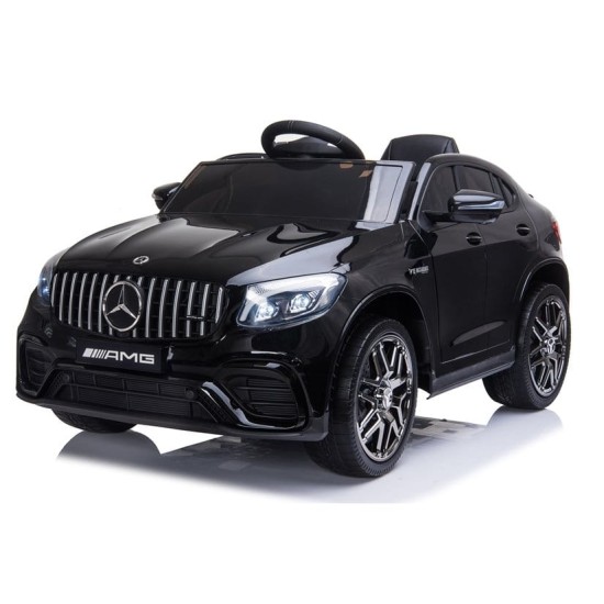 Ühekohaline laste elektriauto Mercedes Benz GLC 63S 4x4, must