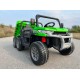 Kahekohaline laste elektriauto Farmer Truck, roheline 4x4 300 W