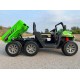 Kahekohaline laste elektriauto Farmer Truck, roheline 4x4 300 W