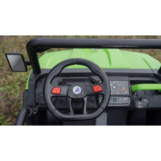 Kahekohaline laste elektriauto Farmer Truck, roheline 4x4 300 W