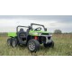 Kahekohaline laste elektriauto Farmer Truck, roheline 4x4 300 W