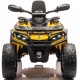Elektriline ATV Can Am Outlander 4x4 800W DK-CA005, kollane