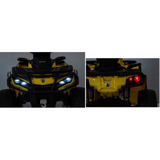 Elektriline ATV Can Am Outlander 4x4 800W DK-CA005, kollane
