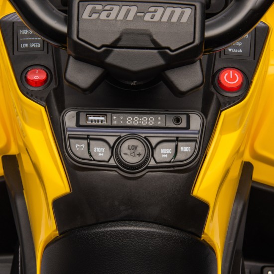 Elektriline ATV Can Am Outlander 4x4 800W DK-CA005, kollane