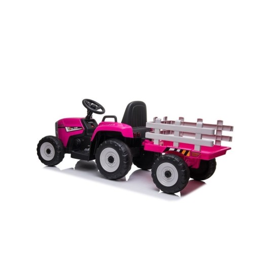 Elektritraktor haagisega XMX611, roosa