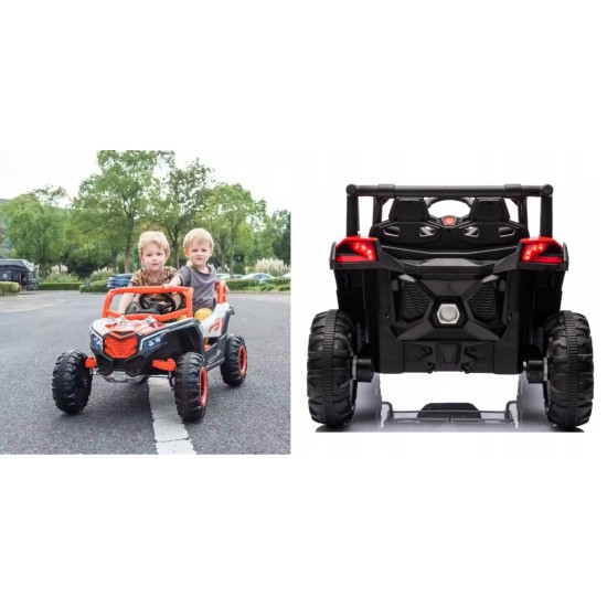 Elektriauto lastele Buggy UTV NEL-901 Black 4x4, must