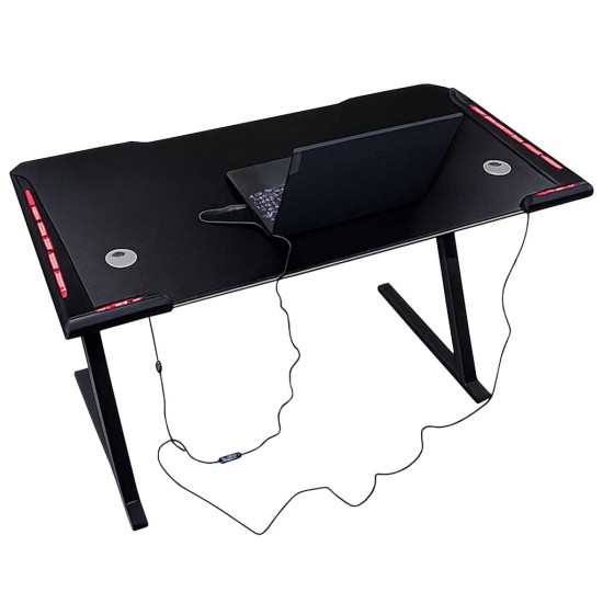 Arvutilaud Mängur RGB KX2639 (120x60 cm, Must)