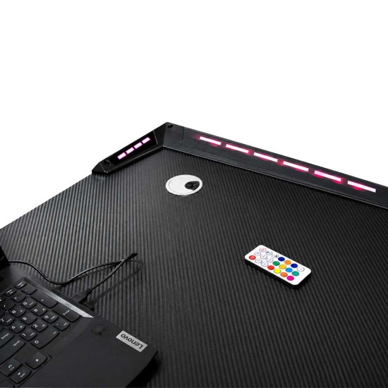 Arvutilaud Mängur RGB KX2639 (120x60 cm, Must)