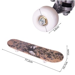 Puidust suur rula, ABEC-5 rattad, 100 kg