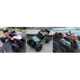 RC-auto „Rock Crawler“ 1:12 4WD METAL, roheline