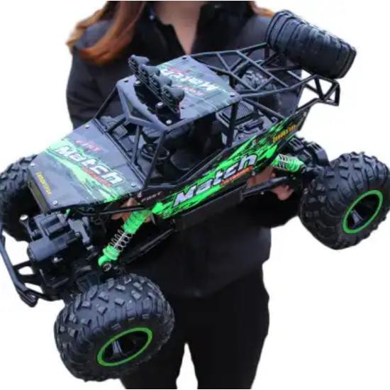 RC-auto „Rock Crawler“ 1:12 4WD METAL, roheline