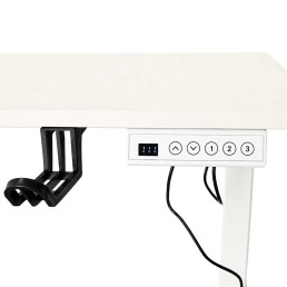 Reguleeritav elektriline laud 120x60 cm, Valge
