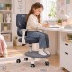 Laste laua tool, ergonoomiline, pöörlev, kõrguse reguleerimise võimalusega, Hall