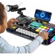 Laste DJ-pult mikrofoniga, klahvpillide, Bluetoothi ja DJ-plaadimängijaga