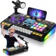 Laste DJ-pult mikrofoniga, klahvpillide, Bluetoothi ja DJ-plaadimängijaga