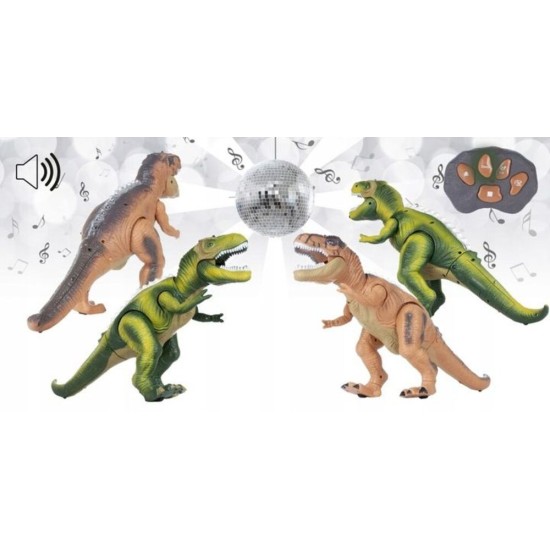 Puldiga juhitav kõndiv mängudinosaurus, roheline