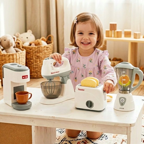 Mänguköögiseadmete komplekt 4in1 lastele