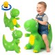Täispuhutav kummist hüppelaud Dinosaurus pumbaga, 49 cm