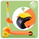Kolmerattaline istmega roller, Cat 2in1