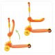Kolmerattaline istmega roller, Cat 2in1