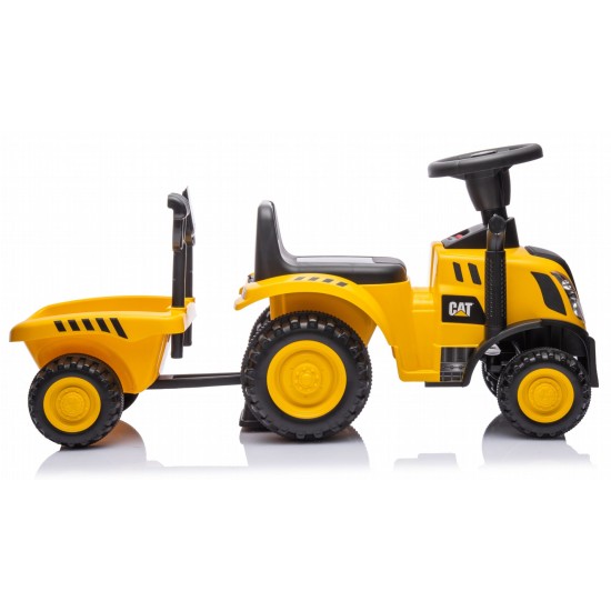 Haagisega lastetraktor "CAT" caterpillar 