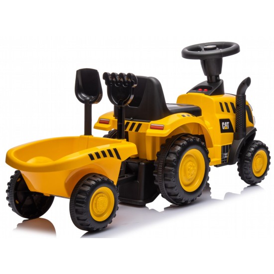Haagisega lastetraktor "CAT" caterpillar 