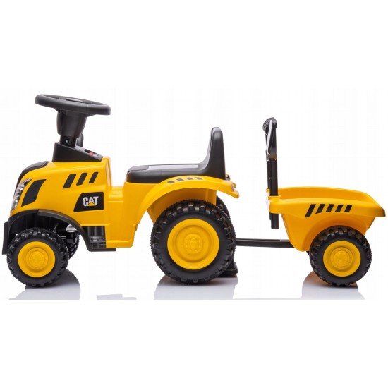 Haagisega lastetraktor "CAT" caterpillar 