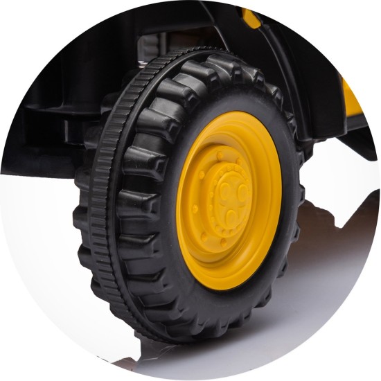 Haagisega lastetraktor "CAT" caterpillar 