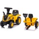 Haagisega lastetraktor "CAT" caterpillar 