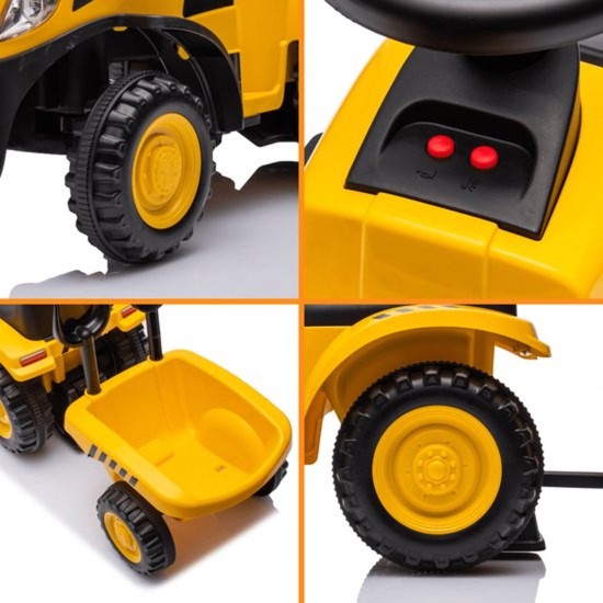 Haagisega lastetraktor "CAT" caterpillar 