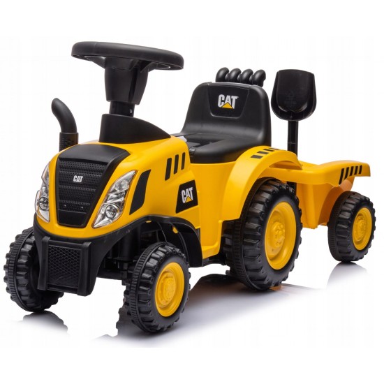 Haagisega lastetraktor "CAT" caterpillar 