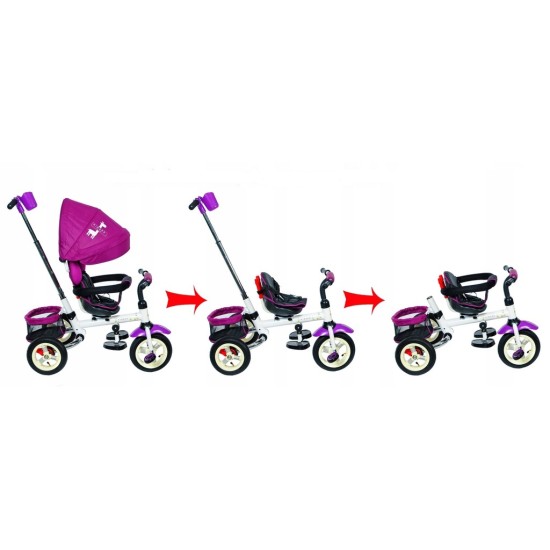 Laste kolmerattaline jalgratas TRIKE AIR, Granaat