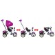 Laste kolmerattaline jalgratas TRIKE AIR, Granaat