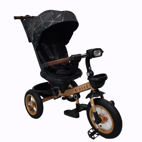 Laste kolmeratas unefunktsiooniga RAPTOR AIR, must 7in1