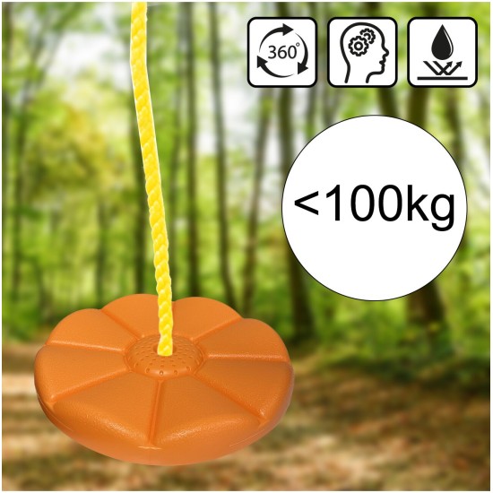 Ühekordne plastikkiik "ketas" Orange