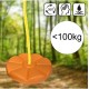 Ühekordne plastikkiik "ketas" Orange