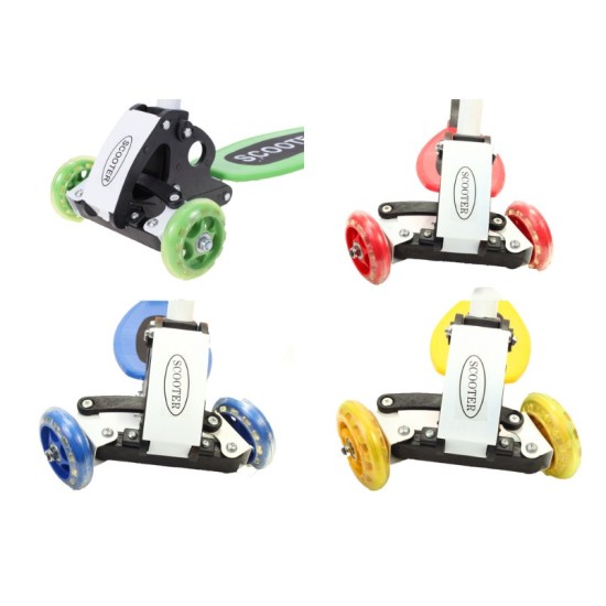 Kolmerattaline roller 69cm. roosa