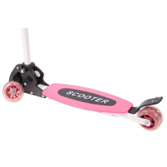 Kolmerattaline roller 69cm. roosa