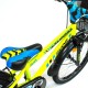 Dviratis 4KIDS Turbo fun 20" (aliuminis, geltona/mėlyna)