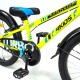 Dviratis 4KIDS Turbo fun 20" (aliuminis, geltona/mėlyna)