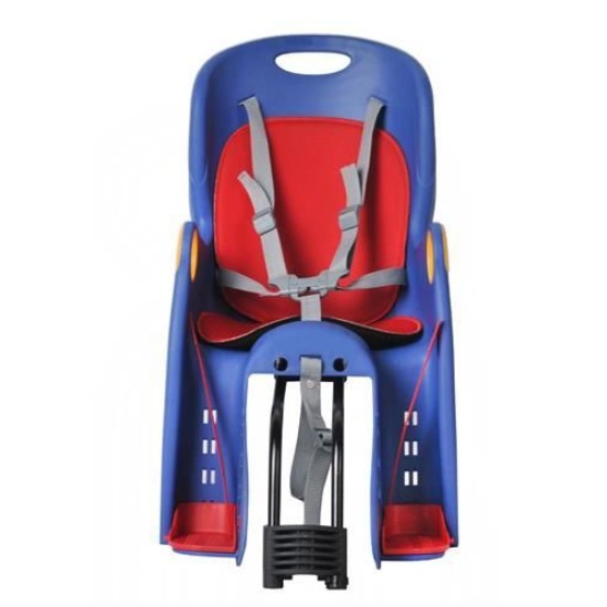 Dviračio kėdutė ant dviračio galo max 22kg Mėlyna/raudona