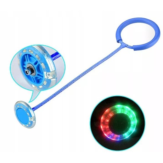 Šokliukas ant kojos HULA HOOP su LED ratuku