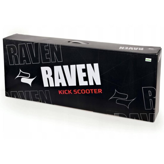 Alumiiniumist roller RAVEN STRAIGHT BLACK suure 20 cm. ratastel