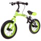 Tasakaaluratas roheline pidurite ja täispuhutavate ratastega Sport Trike