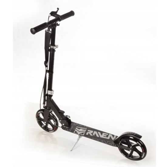Alumiiniumist roller RAVEN STRAIGHT BLACK suure 20 cm. rattad Käsipidur