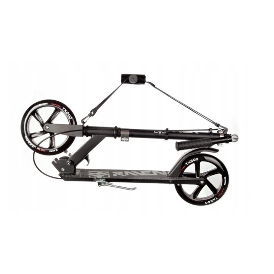 Alumiiniumist roller RAVEN STRAIGHT BLACK suure 20 cm. rattad Käsipidur