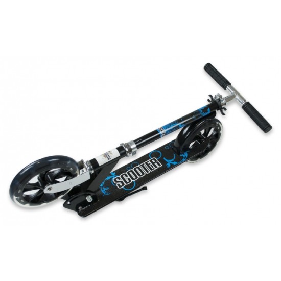 Roller tõukeratas suure 20,5 cm. ratastel MUST