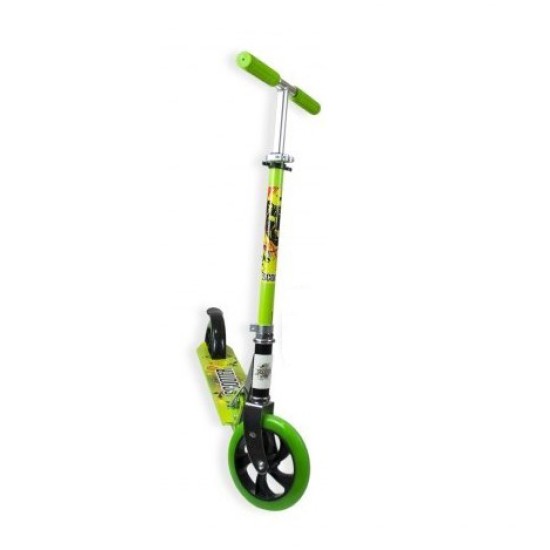 Tõukeratas suure 20,5 cm -ga. Rattad rohelised